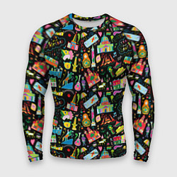 Мужской рашгард Путешествие в Санкт-Петербург