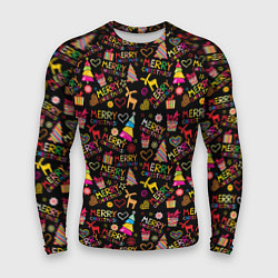 Мужской рашгард Merry Christmas - New Year