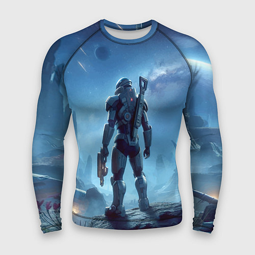 Мужской рашгард Mass Effect - ai art fantasy / 3D-принт – фото 1