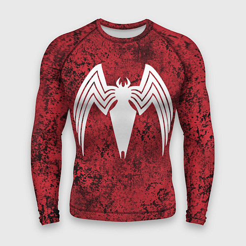 Мужской рашгард Знак венома на красном / 3D-принт – фото 1