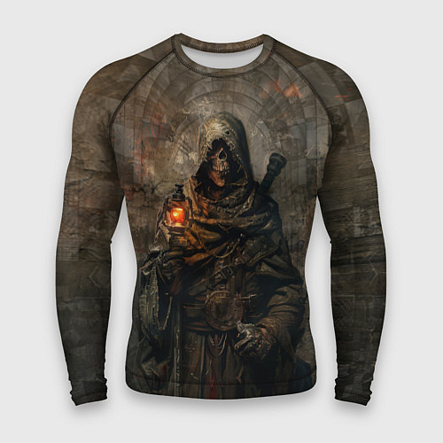 Мужской рашгард Бродячий воин-скелет / 3D-принт – фото 1