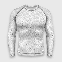 Мужской рашгард Белый с абстрактным узором