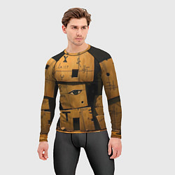 Рашгард мужской Глаза в каменных домах, цвет: 3D-принт — фото 2