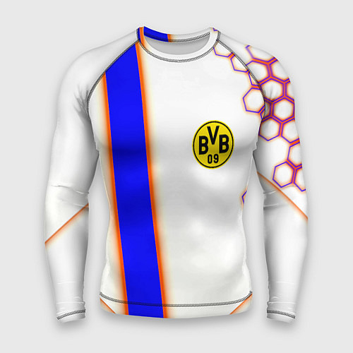 Мужской рашгард Borussia geometry sport / 3D-принт – фото 1