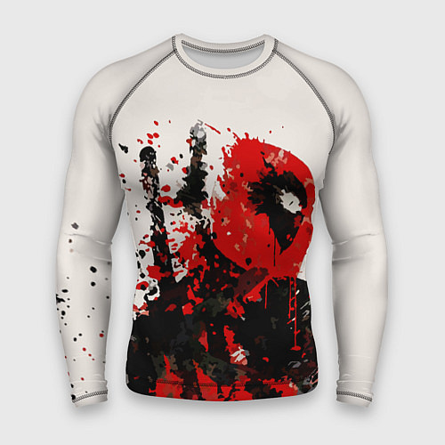 Мужской рашгард Дэдпул брызги / 3D-принт – фото 1