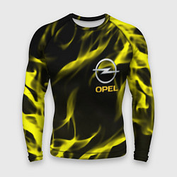 Мужской рашгард Opel огненный стиль