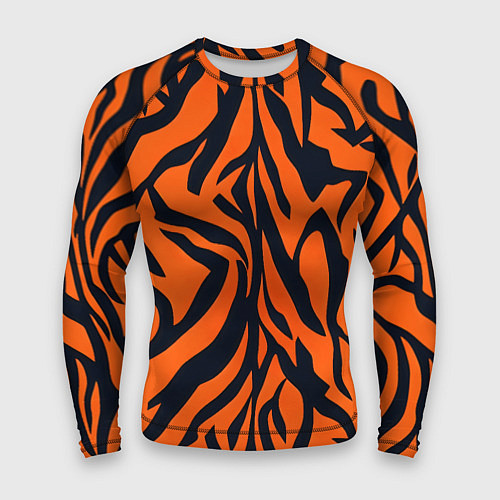 Мужской рашгард Расцветка тигра / 3D-принт – фото 1
