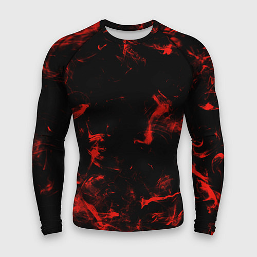Мужской рашгард Color red black / 3D-принт – фото 1