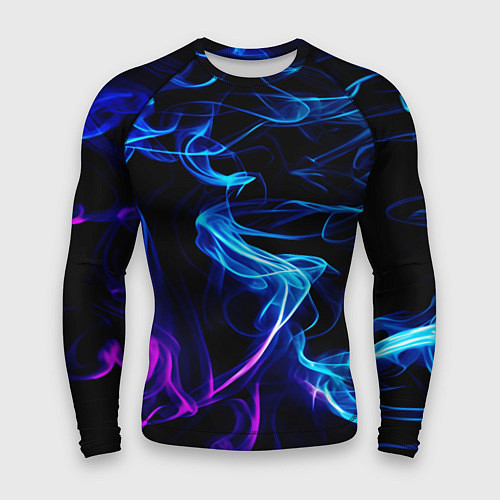 Мужской рашгард Color blue pink / 3D-принт – фото 1