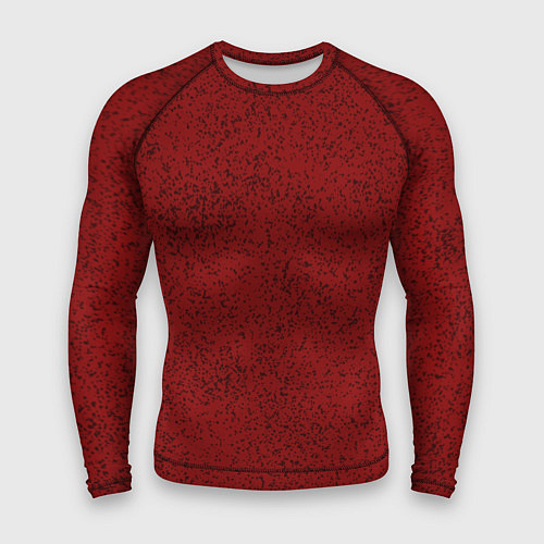 Мужской рашгард Тёмный красный в крапинку / 3D-принт – фото 1