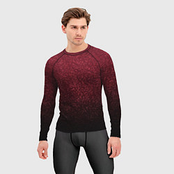Рашгард мужской Амарантовый градиент крошка, цвет: 3D-принт — фото 2