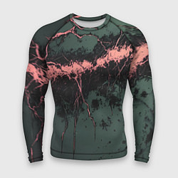 Мужской рашгард Гранж потертая текстура