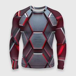 Мужской рашгард Бордовый бронежилет