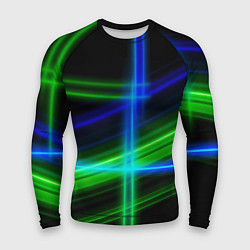 Рашгард мужской Color blue black green, цвет: 3D-принт