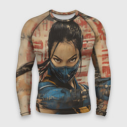 Мужской рашгард Боец Мортал комбат Китана