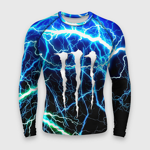 Мужской рашгард Monster energy electro / 3D-принт – фото 1