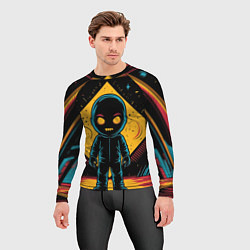 Рашгард мужской Недовольный инопланетянин, цвет: 3D-принт — фото 2