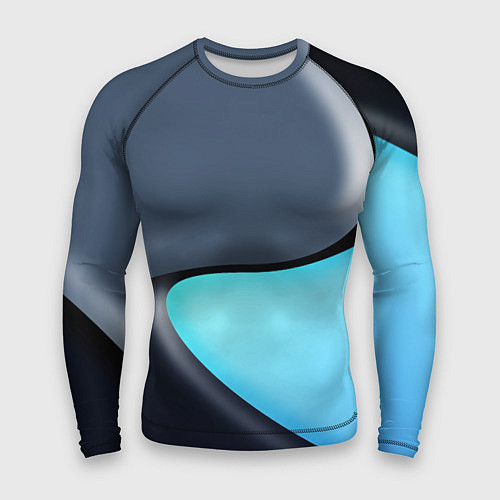 Мужской рашгард Разноцветный / 3D-принт – фото 1