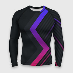 Рашгард мужской Color black line, цвет: 3D-принт