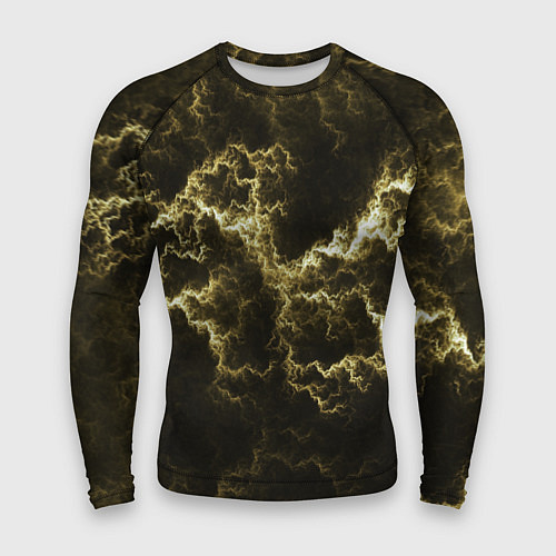Мужской рашгард Lightning yellow / 3D-принт – фото 1