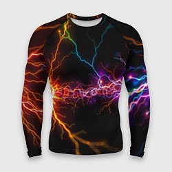 Мужской рашгард Две неоновые вспышки