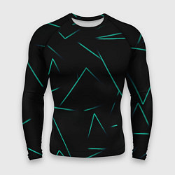 Мужской рашгард Color turquoise line