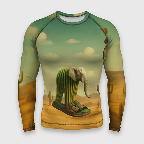 Мужской рашгард Лирили ларила мем / 3D-принт – фото 1