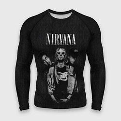 Рашгард мужской Nirvana kurt krist dave, цвет: 3D-принт