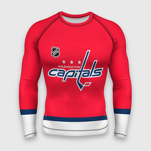 Мужской рашгард Вашингтон Кэпиталз хоккей / 3D-принт – фото 1
