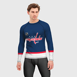 Рашгард мужской Washington Capitals hockey team, цвет: 3D-принт — фото 2
