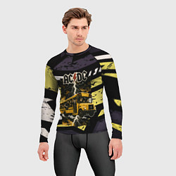 Рашгард мужской ACDC в автобусе, цвет: 3D-принт — фото 2