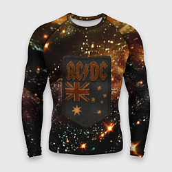Рашгард мужской ACDC в стиле нашивки, цвет: 3D-принт