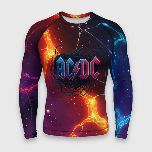 Мужской рашгард ACDC логотип в градиенте / 3D-принт – фото 1
