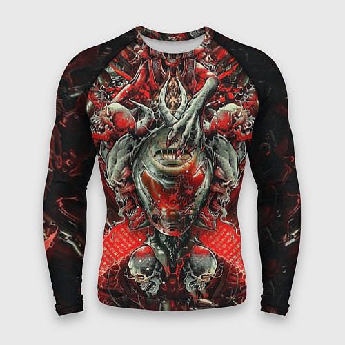 Мужской рашгард Doom постер к игре / 3D-принт – фото 1