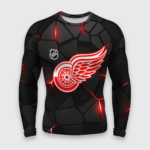 Мужской рашгард Детройт Ред Уингз - плиты с подсветкой / 3D-принт – фото 1