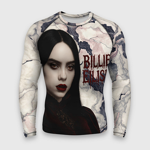 Мужской рашгард Билли Айлиш в стиле готики / 3D-принт – фото 1