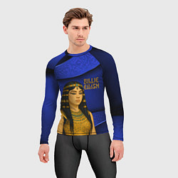 Рашгард мужской Билли Айлиш в образе фараона, цвет: 3D-принт — фото 2