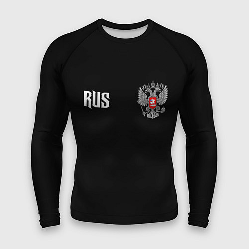 Мужской рашгард Россия три полоски / 3D-принт – фото 1