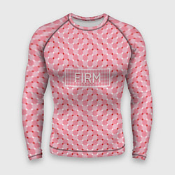 Рашгард мужской Плавающий эффект - Фирм розовый, цвет: 3D-принт