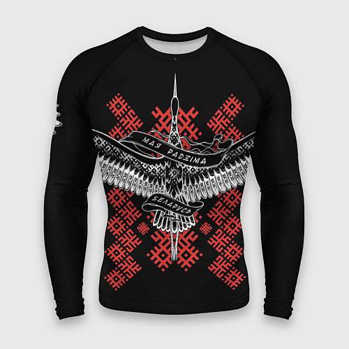 Мужской рашгард Моя Родина Беларусь / 3D-принт – фото 1