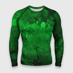 Рашгард мужской Абстракция - green acid stains, цвет: 3D-принт