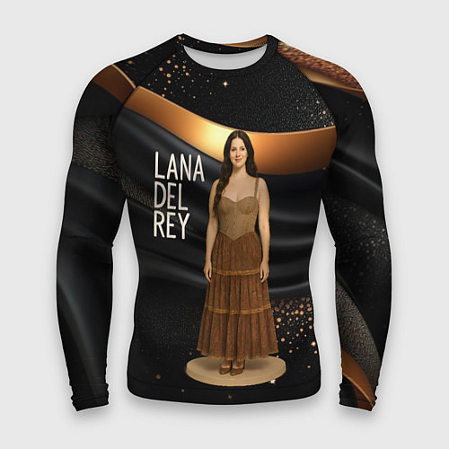 Мужской рашгард Lana Del Rey в ретро платье / 3D-принт – фото 1
