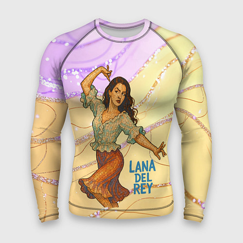 Мужской рашгард Lana Del Rey танцует / 3D-принт – фото 1