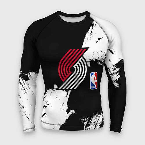 Мужской рашгард Трэйл Блэйзерс - брызги красок / 3D-принт – фото 1