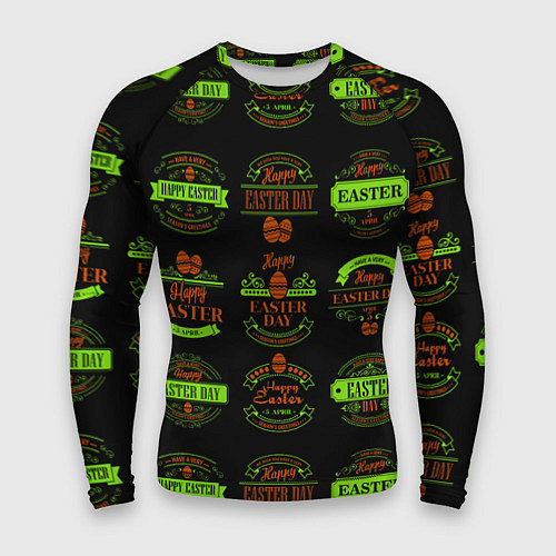 Мужской рашгард Easter holidays / 3D-принт – фото 1