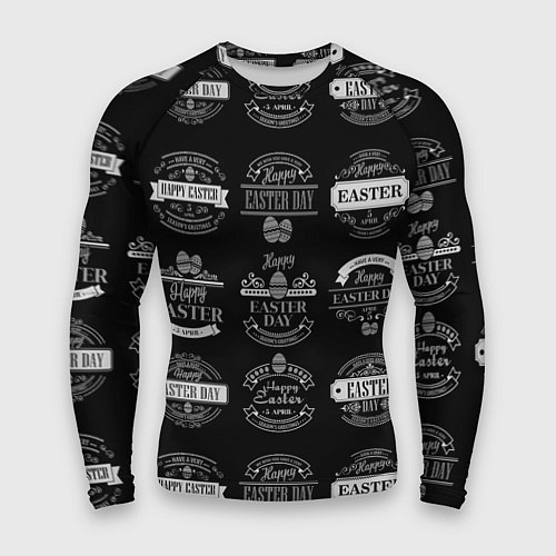 Мужской рашгард Easter holidays / 3D-принт – фото 1