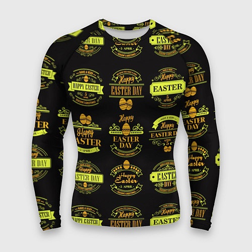 Мужской рашгард Easter holidays / 3D-принт – фото 1