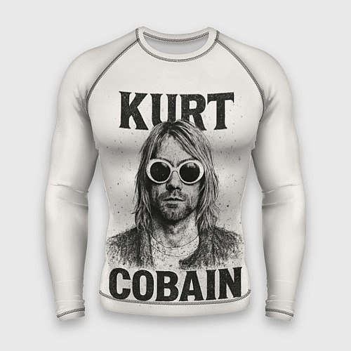 Мужской рашгард Kurt Cobain - grunge-art / 3D-принт – фото 1