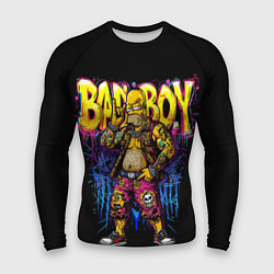 Рашгард мужской Гомер плохой парень, цвет: 3D-принт