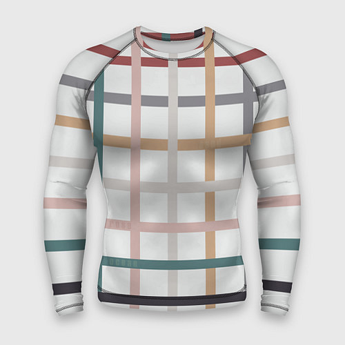 Мужской рашгард Плетенка пастельная / 3D-принт – фото 1